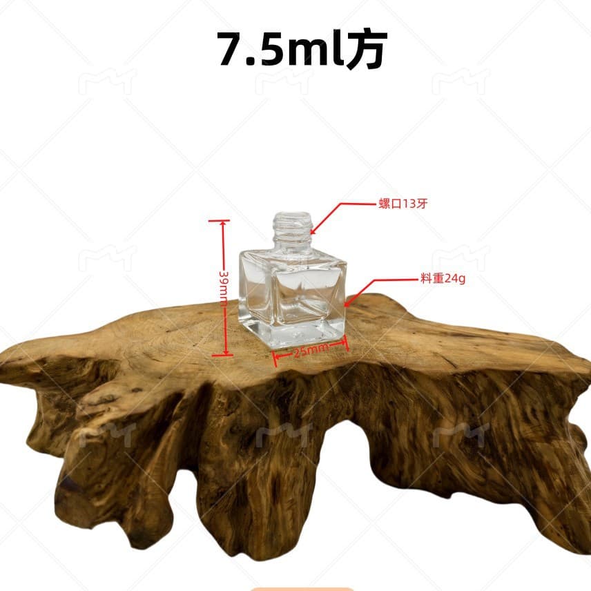 Factory Direct Shipment, In Stock, Glass Bottles, Small Square Bottles