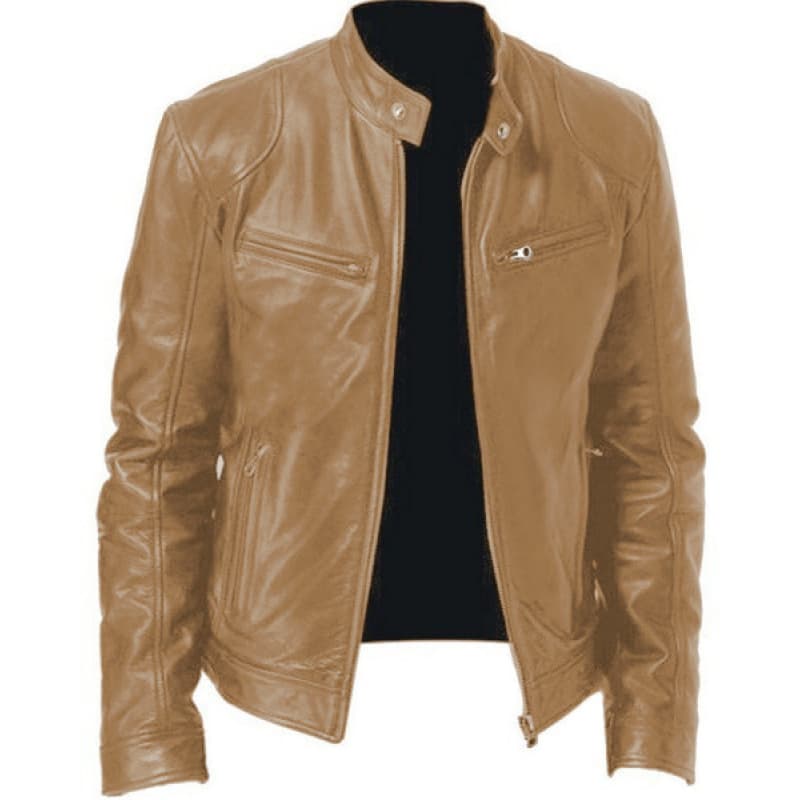 2023 Man Leather Jacket Coat Men Autumn Winter Jackets Coats