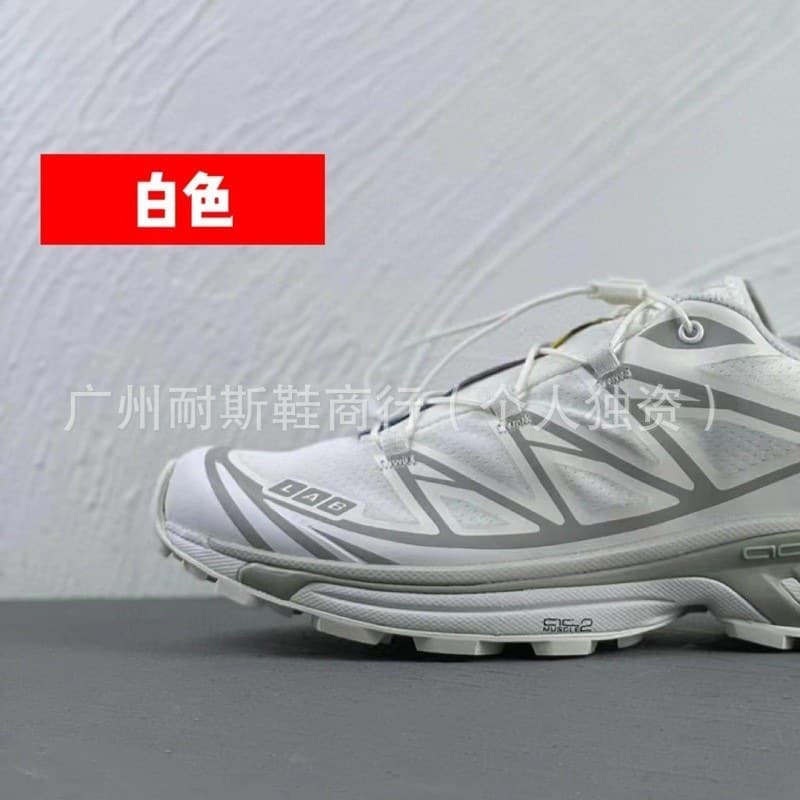 Putian Cross-border Salomon XT6 Gray Sports Running Shoes Hiking Trail Running Shoes for Men and Women Lightweight