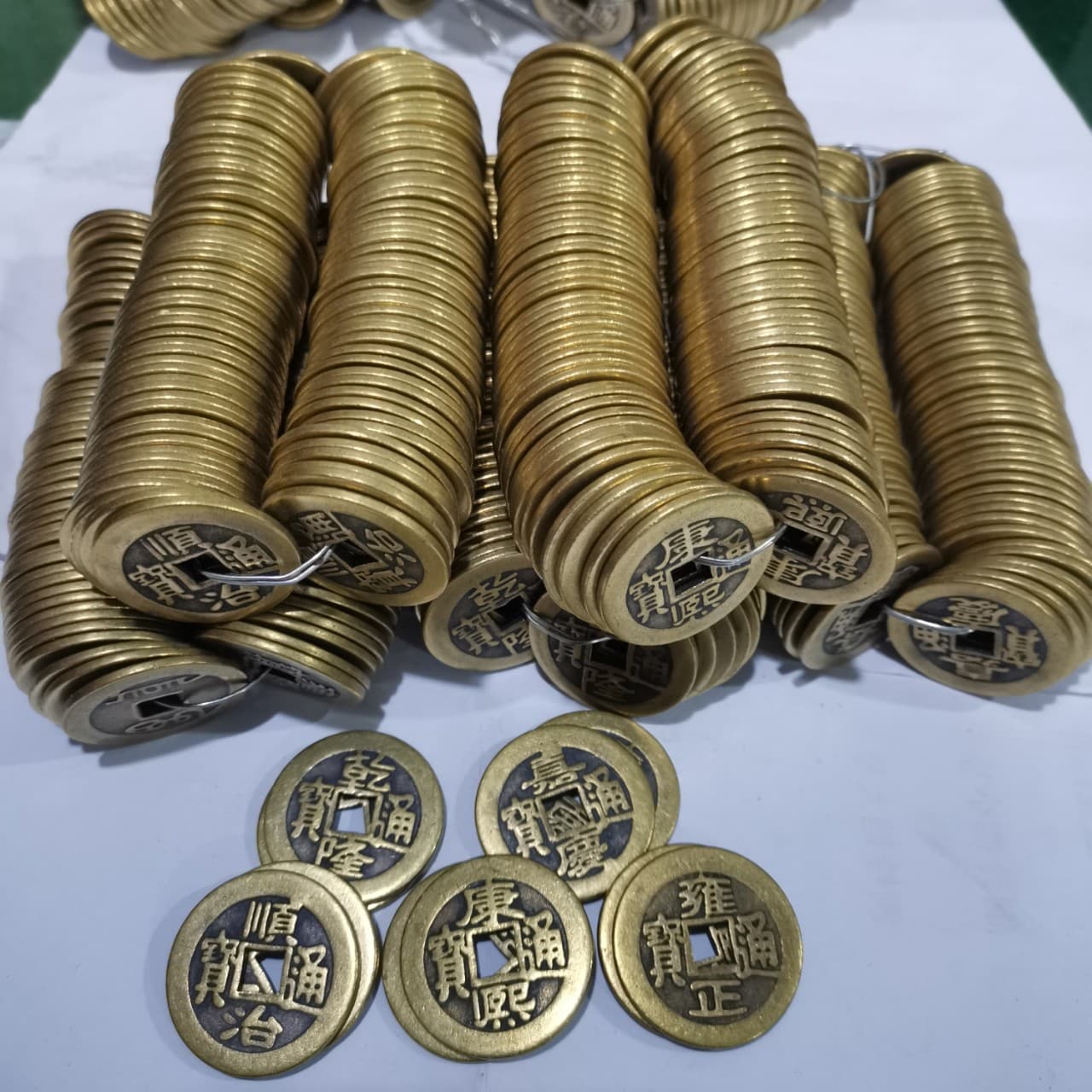 Tengda Copperware: Factory Wholesale Thickened 2.8 Brass Coins, 2.3 Five Emperor Coins, Antique-style Thick Copper Coins