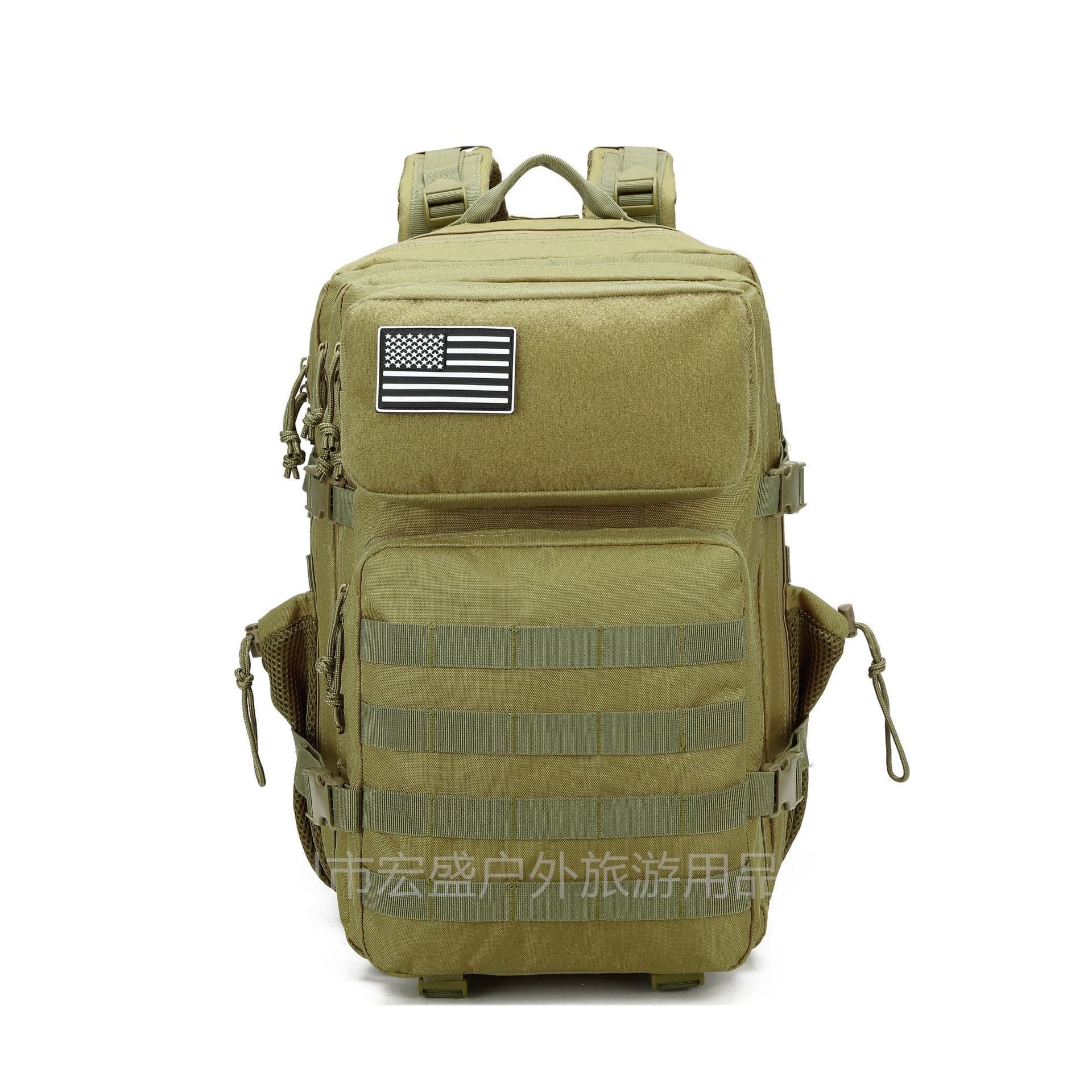 Large Capacity Camouflage Hiking Backpack Outdoor Travel Camping Tactical Military Shoulder Bag Durable Double Strap Pack