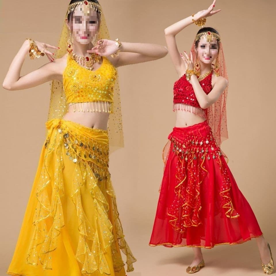 2026 New Belly Dance Costume Women Indian Performance Dress Sexy Stage High-End Set