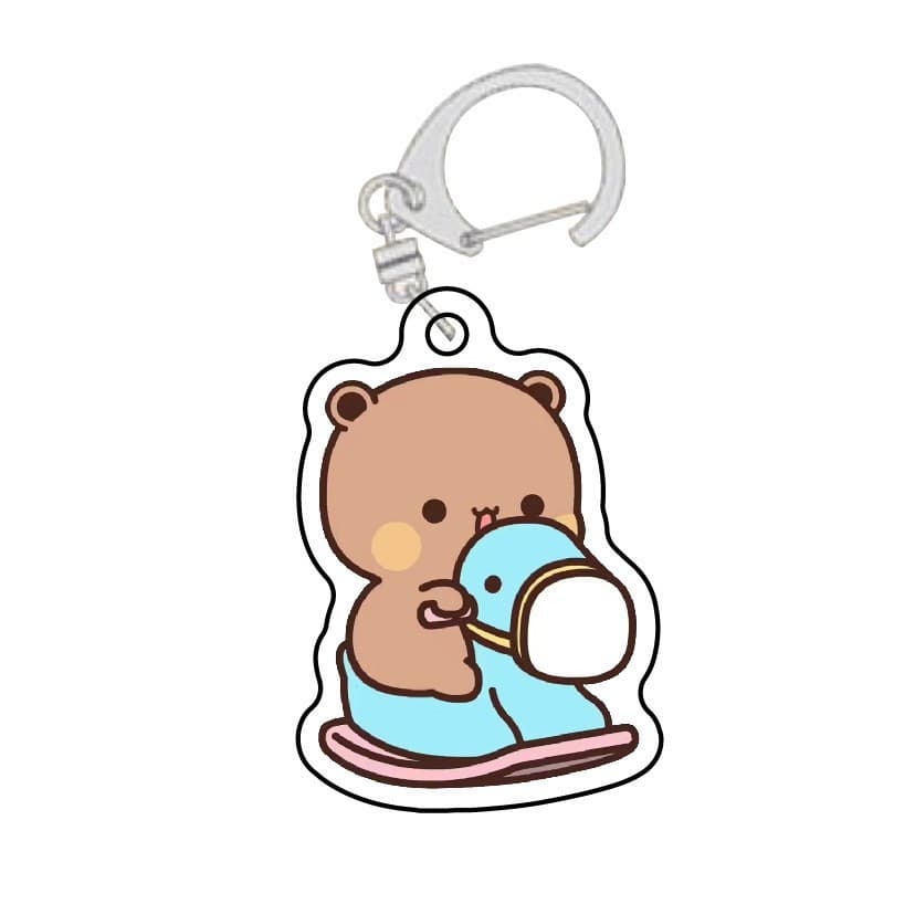 Love Xiao Er Bu Bu Keychain Acrylic Pendant Student Cartoon Ins Style Backpack Decoration
