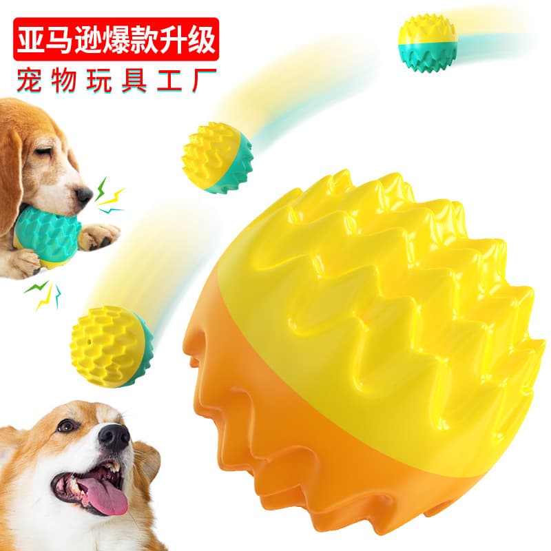 Pet Supplies Manufacturer Wholesale Company New Hot Amazon Dog Toys Sounding Toothbrush Training Molar Ball
