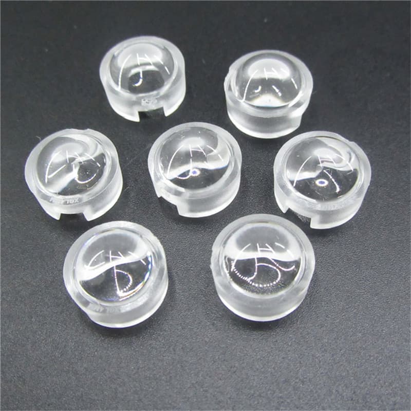 1W 3W 5W High-Power LED Lens for Luxeon Emitters, 15° 30° 60° 90° Beam Angle, 13mm Diameter Convex Lens