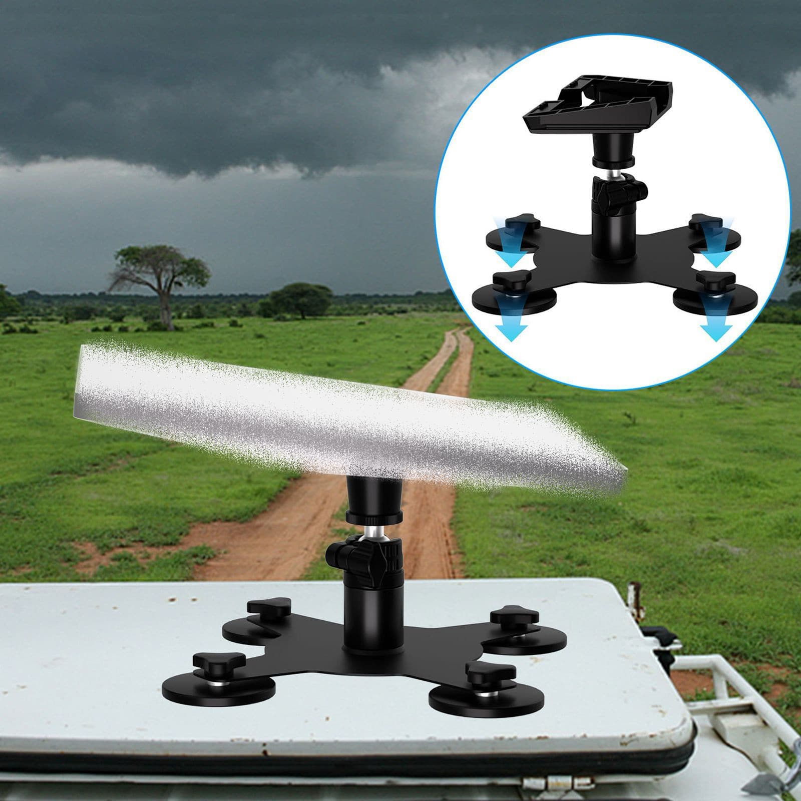 Amazon Hot Selling In-Stock Mini Bracket Kit Star Base Magnetic Roof Accessories Vehicle No-Drill Mount
