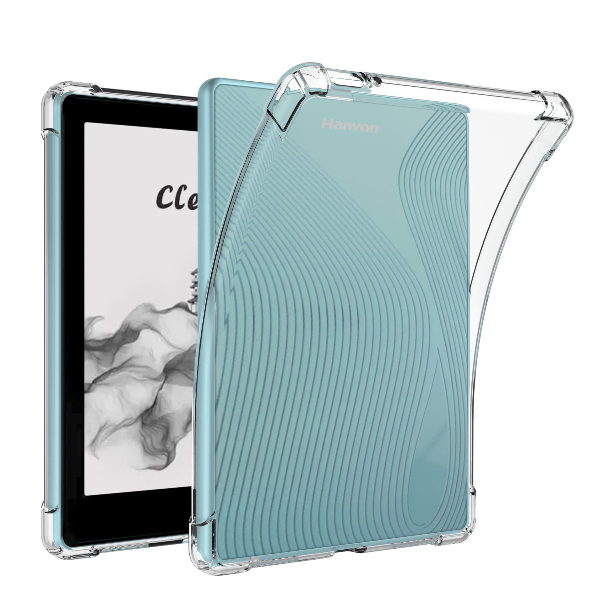 Compatible with Hanvon Clear6 E-Book Protective Case, Hanvon Clear6 Pro Reader Full-Cover Transparent Soft Shell