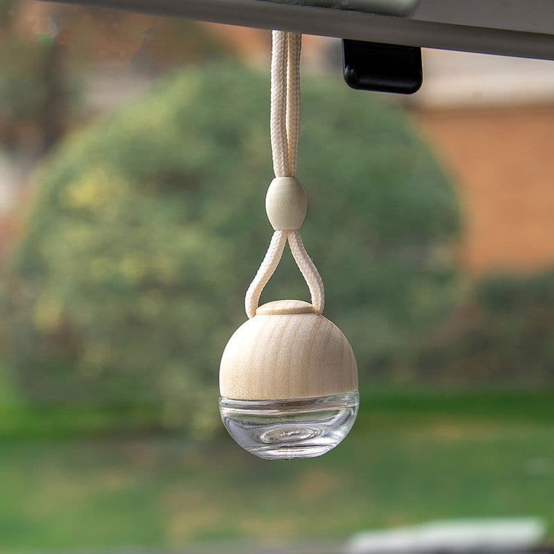 Strictly Selected Spherical Perfume Bottle Pendant Car Decoration Ornament Car Fragrance Hanging Glass Refill Bottle Interior Aroma