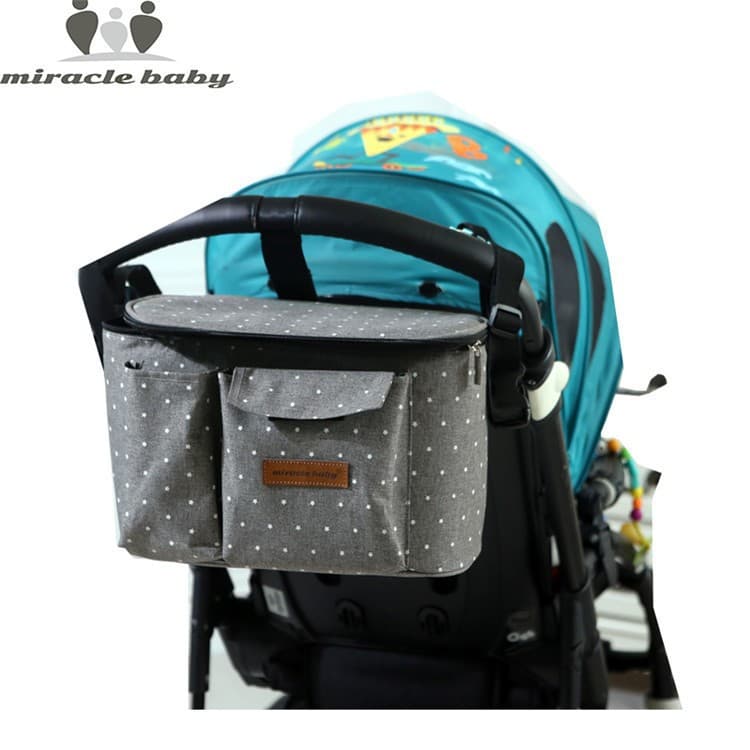 Cross-border baby stroller bag portable multi-functional mommy bag outing shoulder backpack diaper bag storage bag