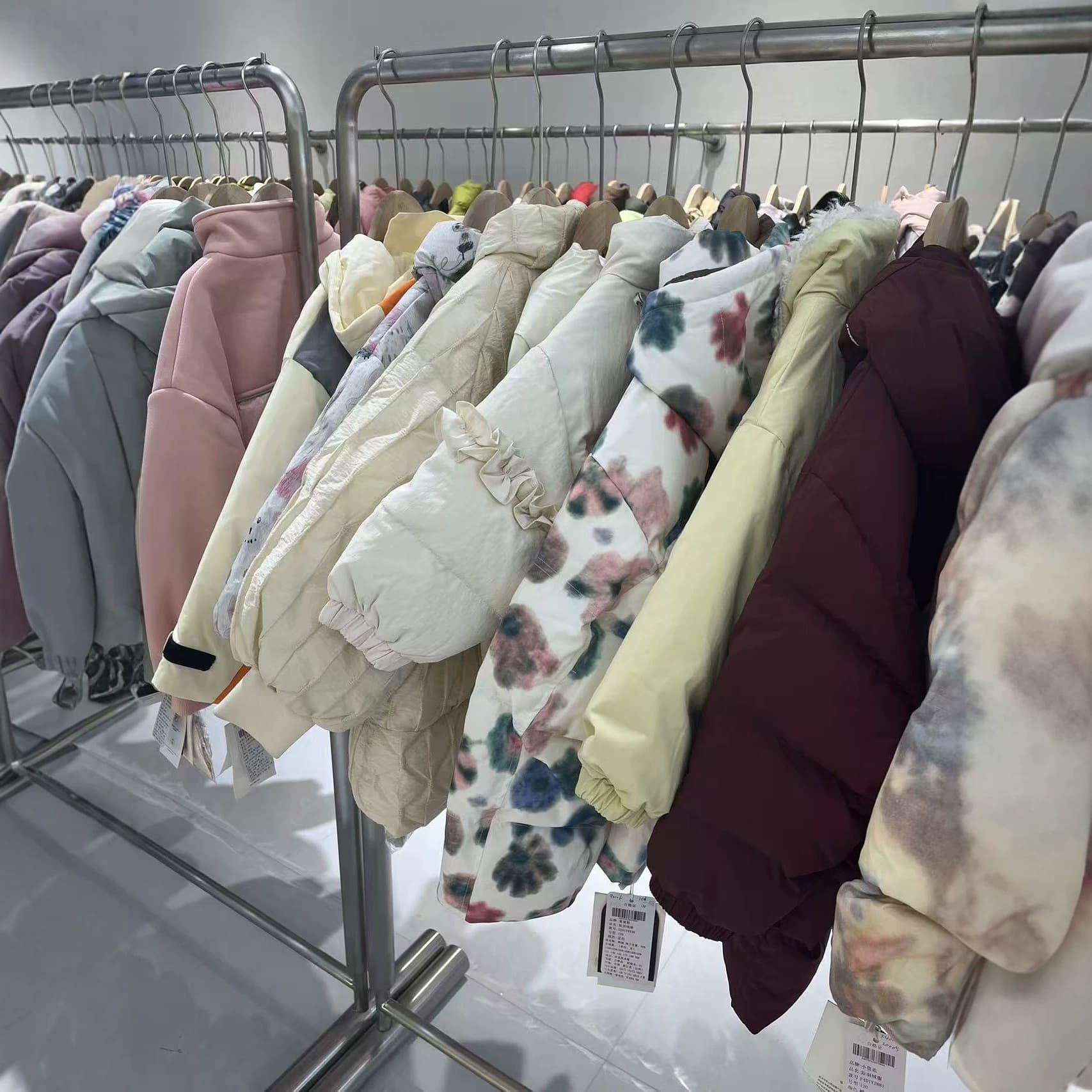 Selectable Styles Shashafang Winter Down Jackets: Brand Kids' Clothing Direct Wholesale, Huzhou Zhili Factory Stock