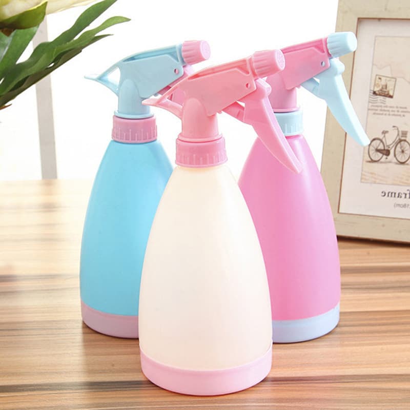 Hand-Press Candy Color Watering Can Sprayer for Gardening Plant Watering Mister Spray Bottle