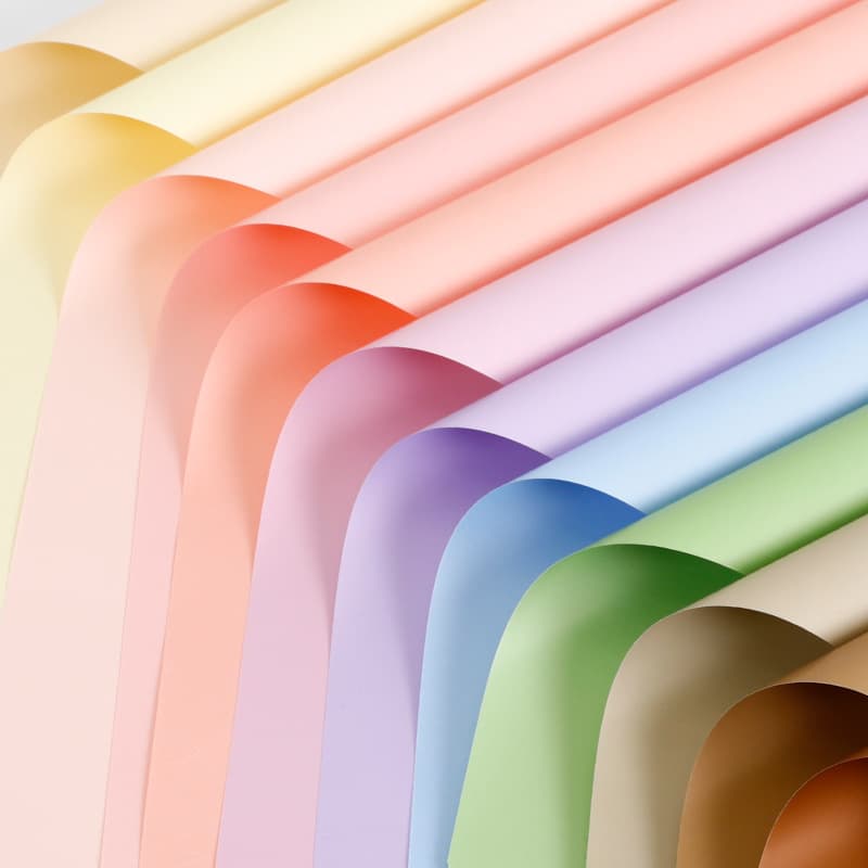 Thickened Solid Color 8-Silk Paper for Rose Bouquet Wrapping, Flower Bouquet Wrapping Paper, DIY Floral Material Wholesale