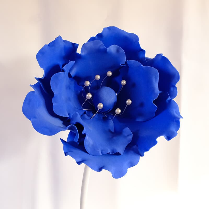Wedding Aisle Decoration Artificial Poppy Flowers T-Stage Scene Setup Handmade Large Flowers Window Display Props