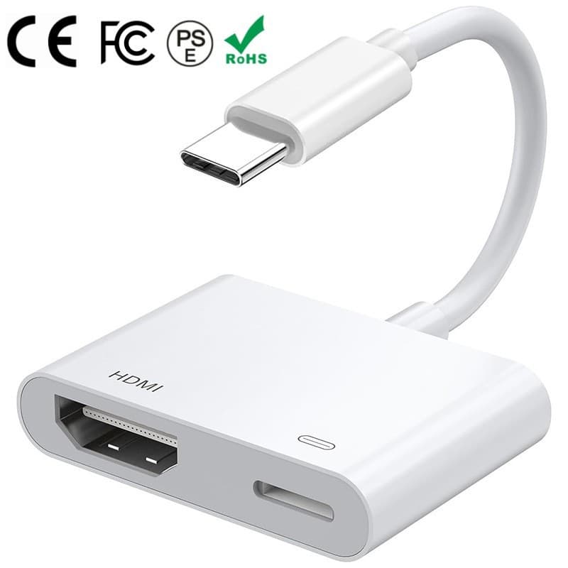 Suitable for Type-c to HD-M-I adapter Apple 15 16 notebook screen projection two-in-one mobile phone screen projection device