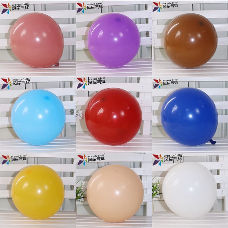 Windmill Balloon 18 inch Thickened Round Latex Birthday Party Wedding Opening Event Decoration Large Balloon