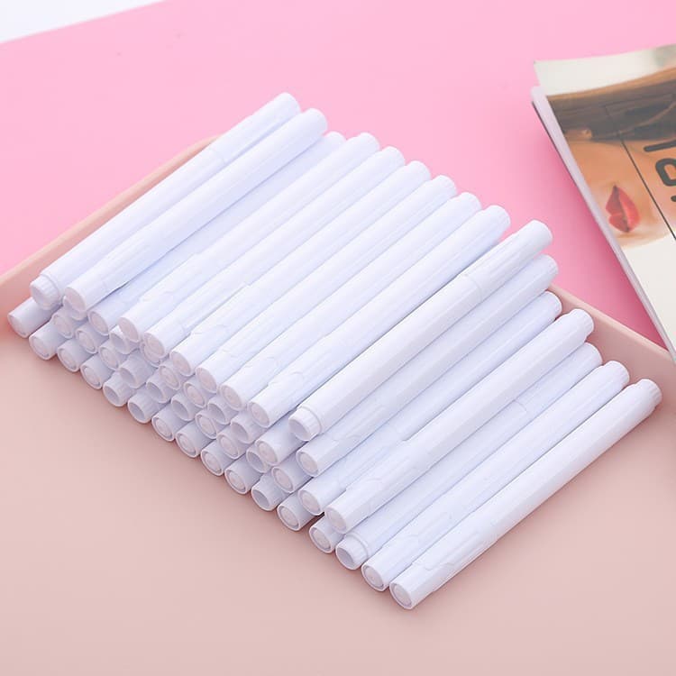White Liquid Chalk LED Light Board Pen Water-Based Dust-Free Blackboard Pen Glass Ceramic Leather Erasable Marker Pen