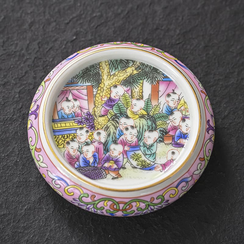 Jingdezhen Old Clay Lid Rest Ceramic Tea Cup Saucer Coaster Kung Fu Tea Set Pot Stand Cup Holder Accessories Wholesale