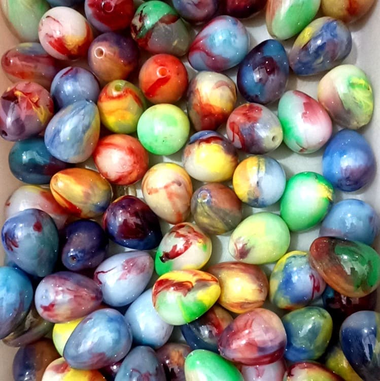 Street Stall, Scenic Spot, Night Market, and Exhibition: Malaysian Colored Bodhi, Buddhist Heart, Black-skinned Ivory Resin, and Rainbow Fruit Factory Direct Sales