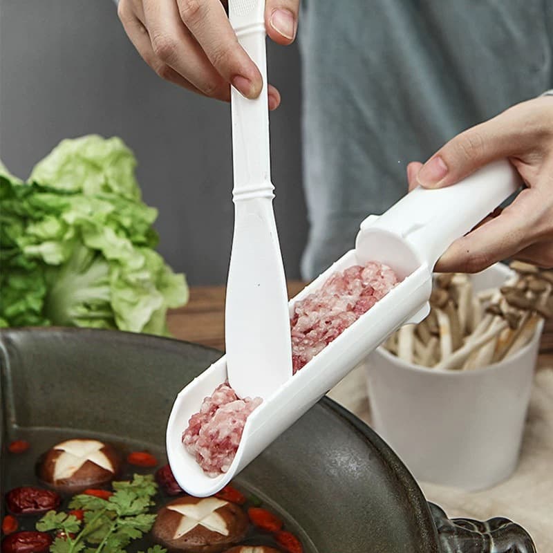 Meatball Maker Tool for Home Use, Kitchen Fish Ball Presser, Meatball Scoop for Frying