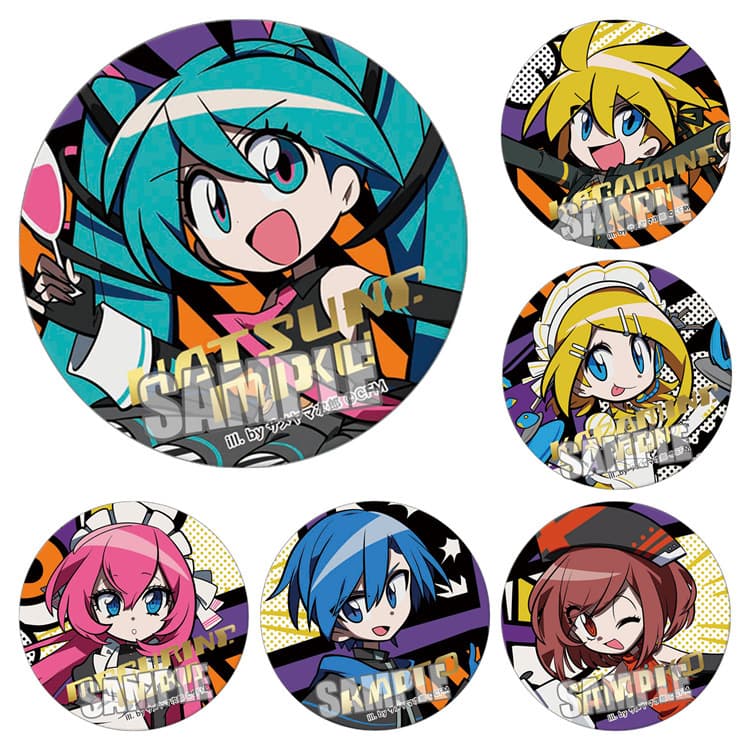 Hatsune Badge Kagamine Ren/Ling/Surune/KAITO/MEIKO/Miku Anime Badge Q Version