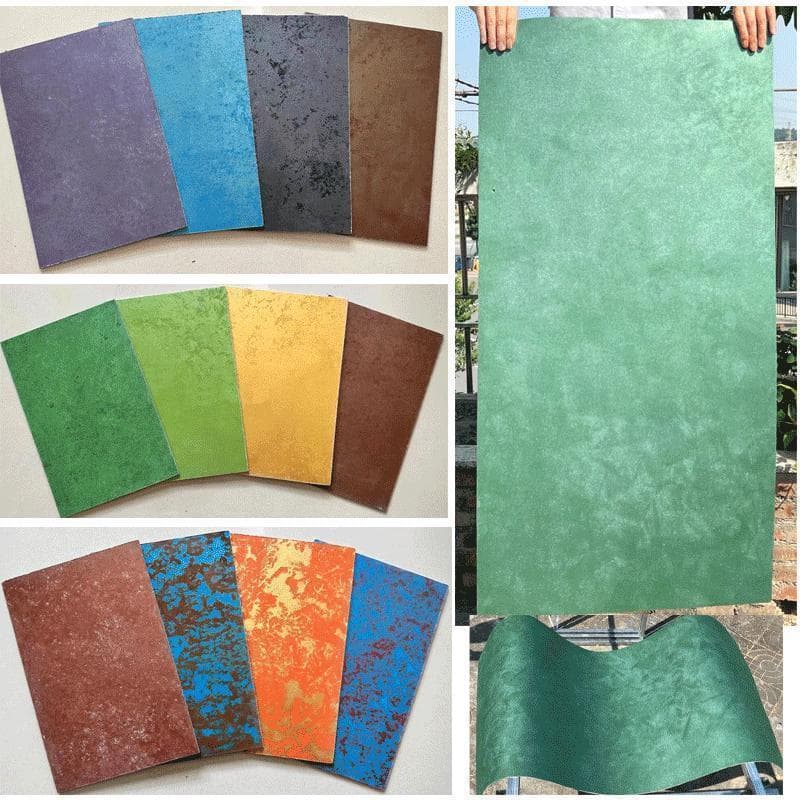 Gilded Plate Meteorite Plate Sandstone Plate Rust Plate Luxury Stone Art Wall Panel Soft Decorative Panel