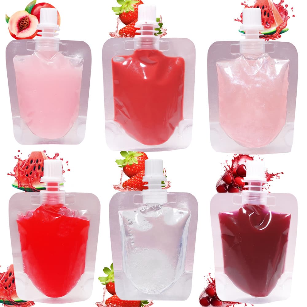 Cross-border export lip oil, handmade DIY lip gloss semi-finished, moisturizing pearl shimmer multi-color lip gloss base, fruit flavor