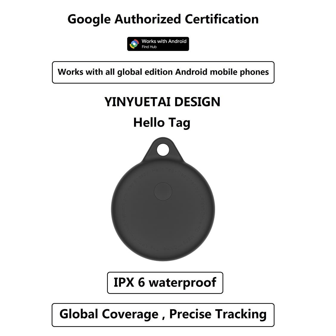 Google search anti-lost device FindHub Google Android Tag locator pet item anti-lost cross-border exclusive supply