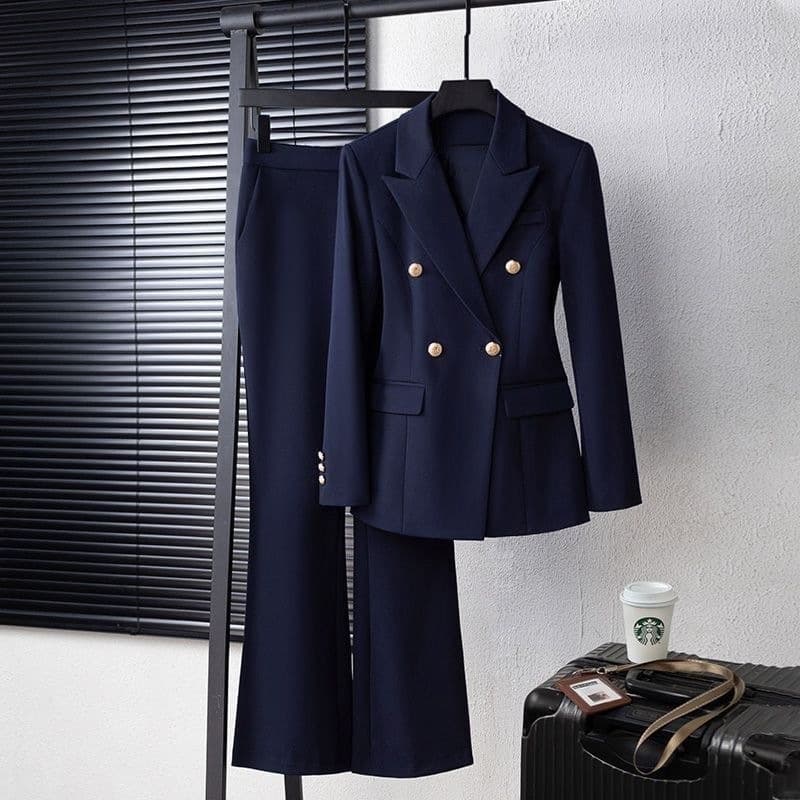 Women's Suit Set for College Students, Business Interview Blazer Outfit, New Spring/Fall Professional Suit Set