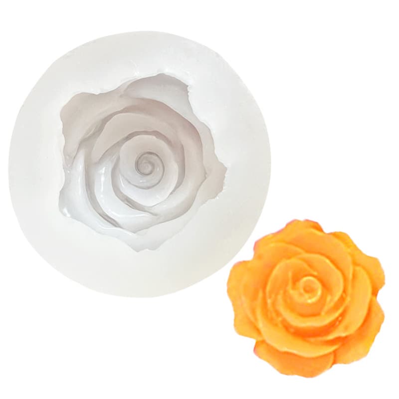 3D Rose Fondant Silicone Mold, DIY Cake and Chocolate Mold, Rose Baking Decoration Mold