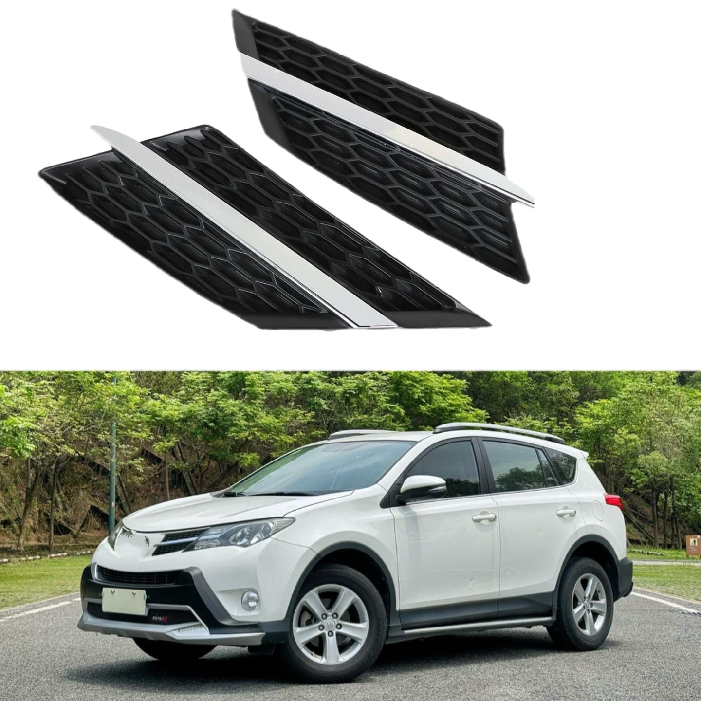 Compatible with Toyota 2014 RAV4 Grille 53106-0R010 53106-0r010
