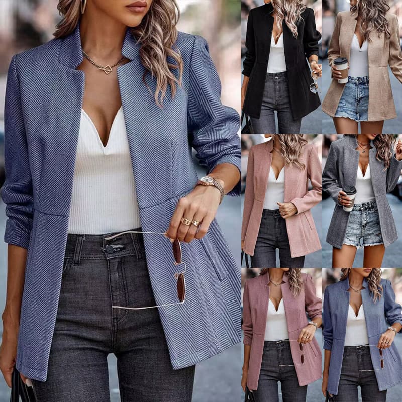 Amazon AliExpress New Style, Simple Fashion Casual Wool Cardigan Jacket