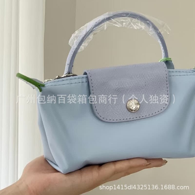 High-Quality Dragon Inlay Mini Dumpling Bag Nylon Handbag Crossbody Bag Mini Coin Purse Exquisite Mini Women's Bag