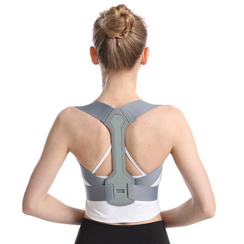 Custom-Made Hunchback Corrector for Adults, Unisex Back Posture Support with Adjustable Straps