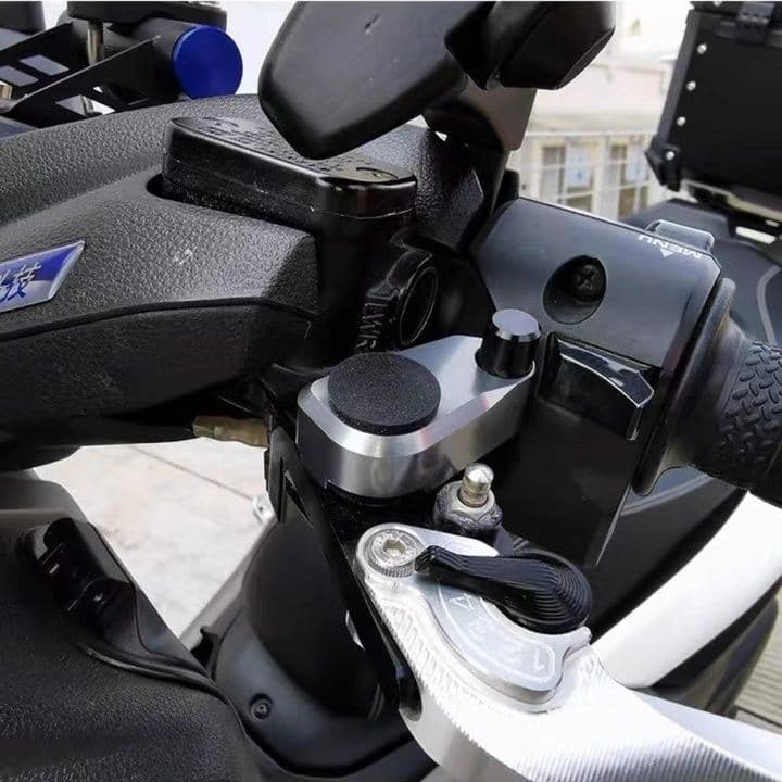 Aluminum Parking Brake Button Cover Cap for New Yamaha Nmax155 Brake Assist Parking Device Modification Accessory