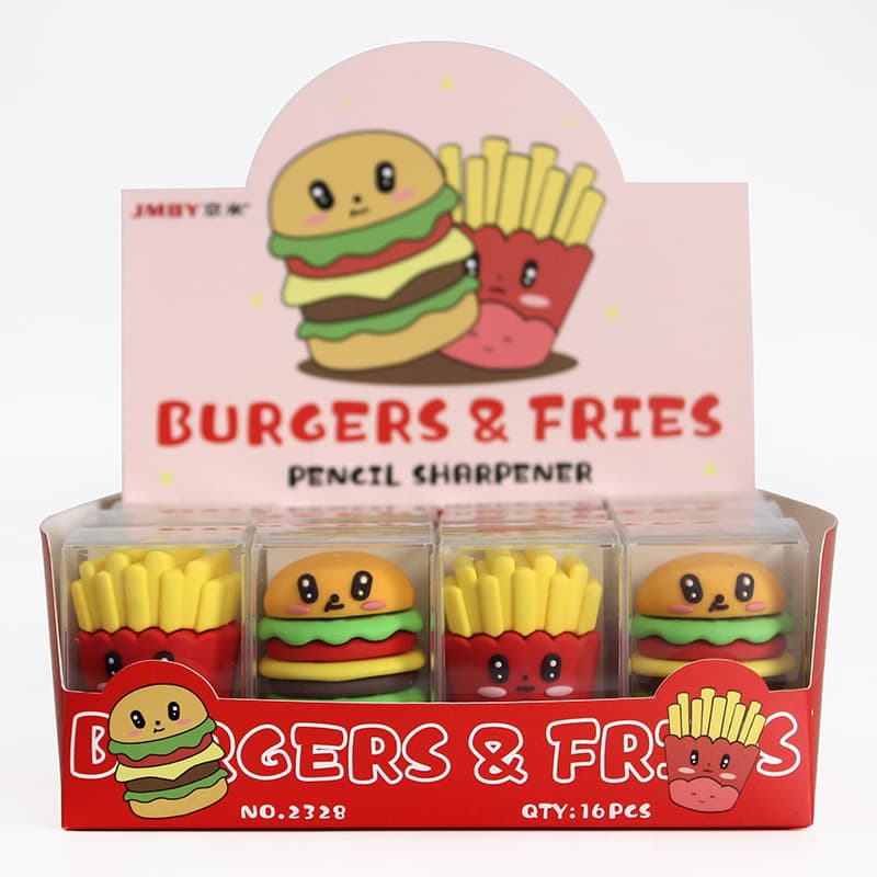 Korean version of creative cartoon pencil sharpener, three-dimensional ins doll shape pencil sharpener, student supplies pencil sharpener