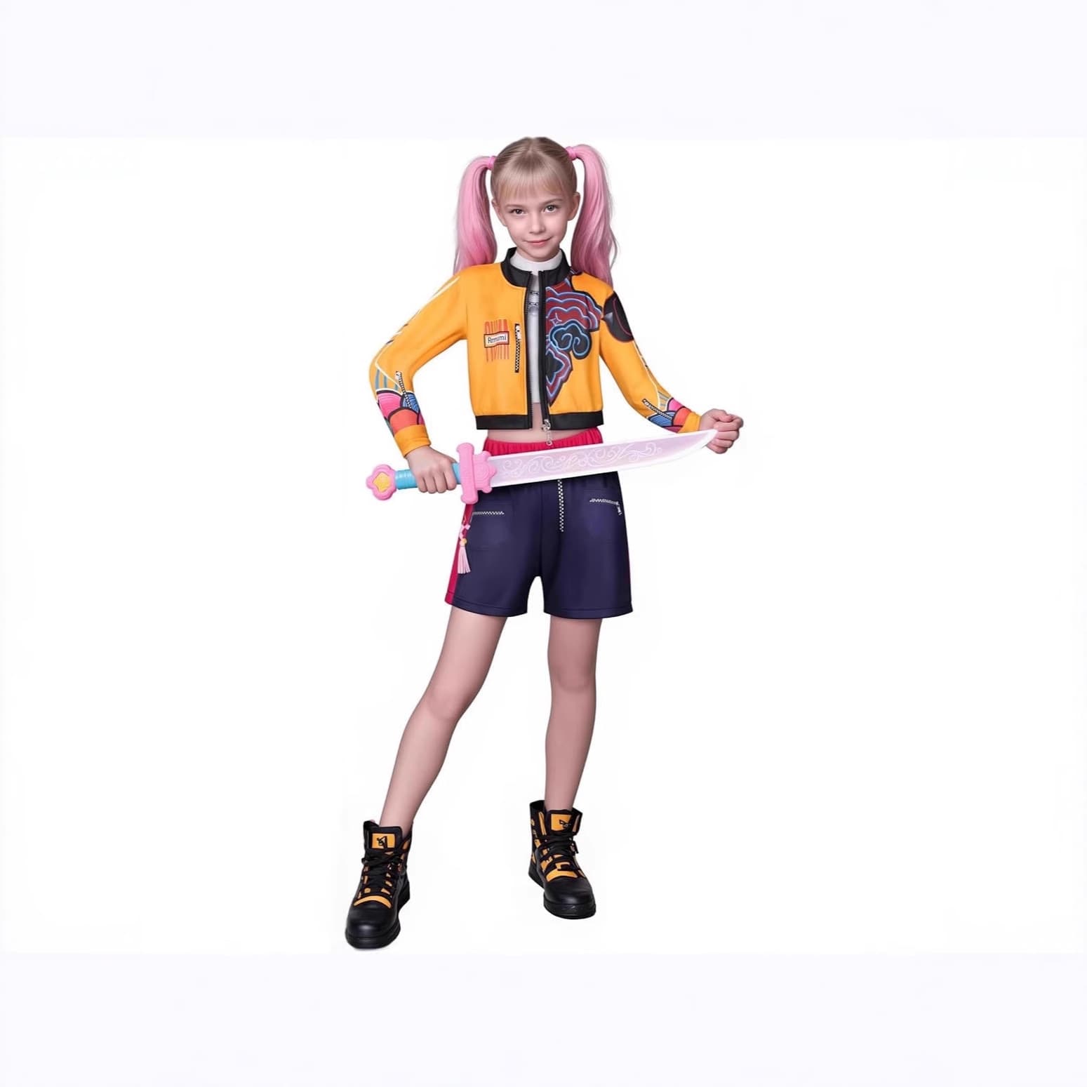 Cross-border EU/US New Skirt-Pants Halloween Costume Stage Outfit Jacket 3-Piece Vest Set