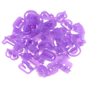 40pcs Letter Number Plastic Cookie Molds, Symbol Fondant Cake Decoration Stamping Mold, DIY Baking Tool