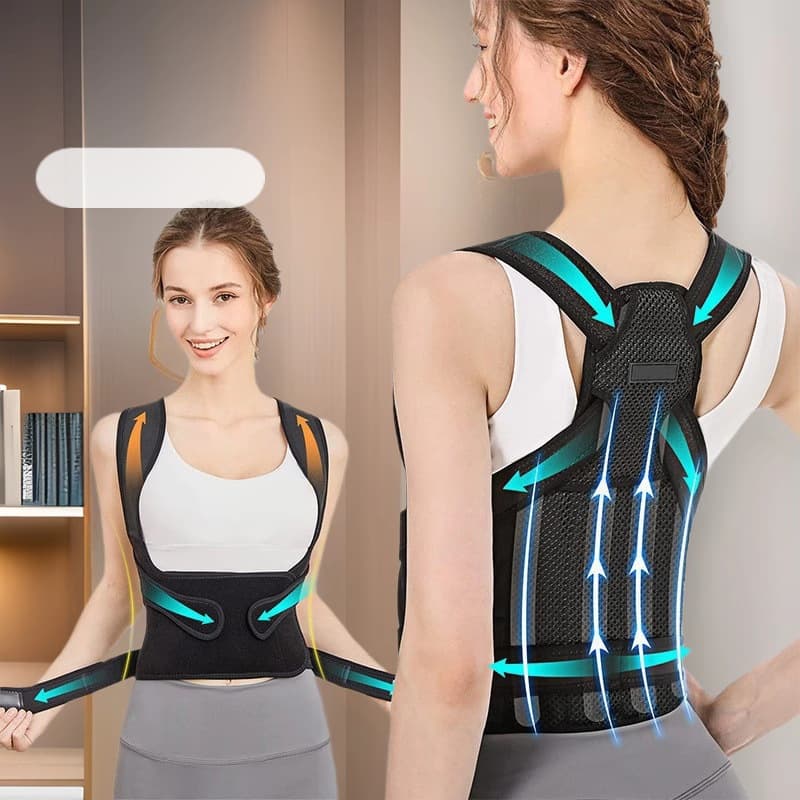 Amazon hunchback correction belt for men and women, shoulder opening and back beautifying, adult back support posture corrector.