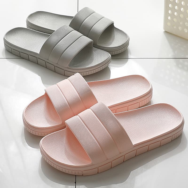Men's Summer Home Bathroom Slippers, Non-Slip, Wear-Resistant, Indoor & Outdoor Wear for Women