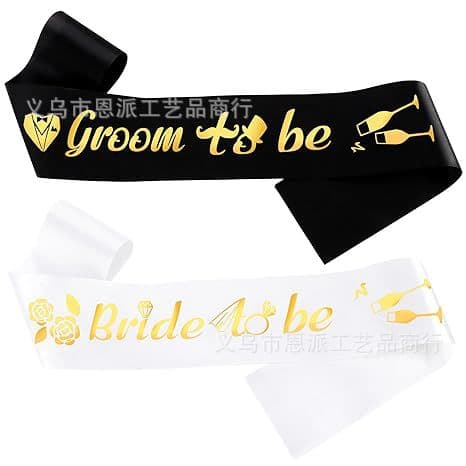 Bride and Groom Bachelorette Party Bride to Be Party and Engagement Decoration Supplies