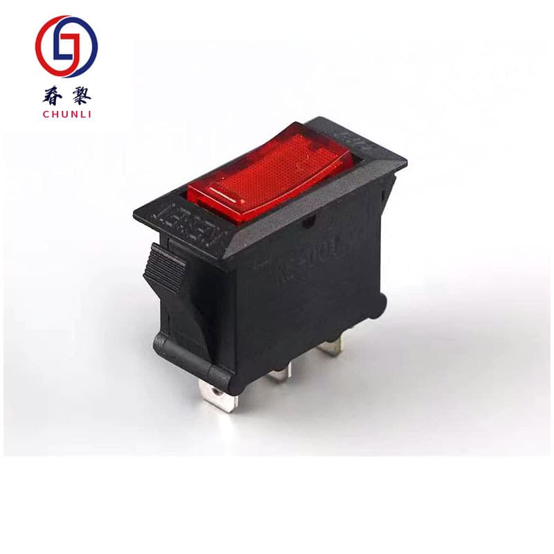 Rocker Overload Protector 10A 250V Overcurrent Protection Switch Two-in-One with Light Rocker 15A 10A 125V