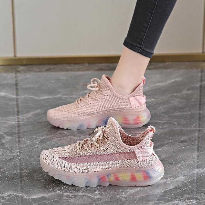 Women's Shoes 2026 New Fall/Winter Breathable Mesh Cushioning Running Fitness Lightweight Sports Shoes Casual Women's Shoes