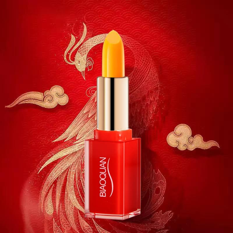 Meikou Legend Red Cherry Color-Changing Lip Balm Lipstick Carotene Lip Balm Color-Changing Lipstick Moisturizing Long-Lasting Lipstick