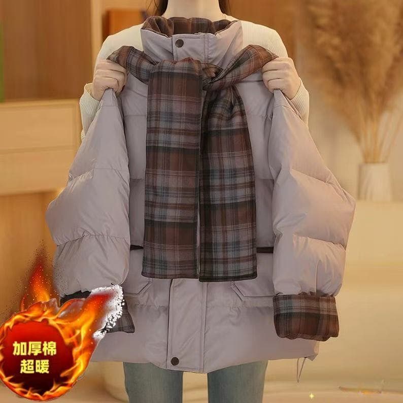 Girls Cotton Padded Jacket Winter 2026 New Style Thick Coat Children Winter Fashionable Cotton Jacket Winter Girl Cotton Coat