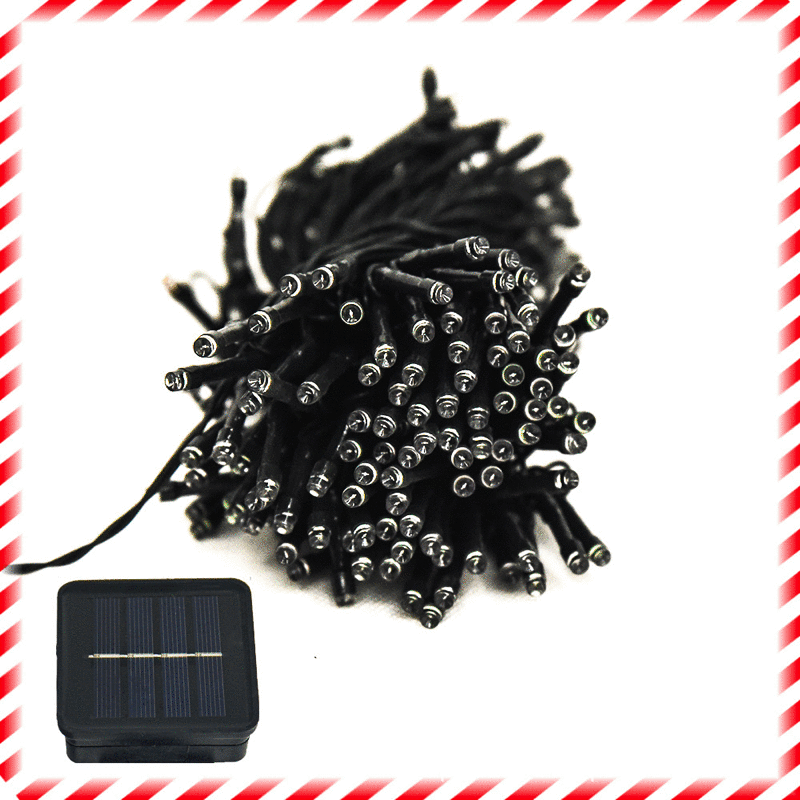 LED Light Strings Bulk Wholesale Christmas Atmosphere Color Lights Copper Wire Lights Outdoor Flashing Lights Waterproof Solar Light Strings