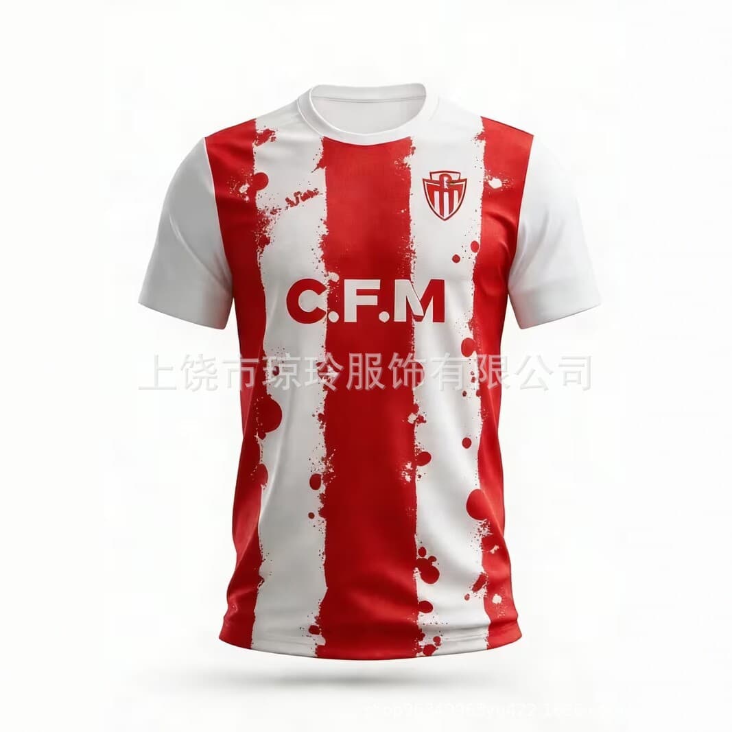 Cross-border hot selling football uniform men's 3D digital printing quick-drying sports short-sleeved T-shirt summer new casual top