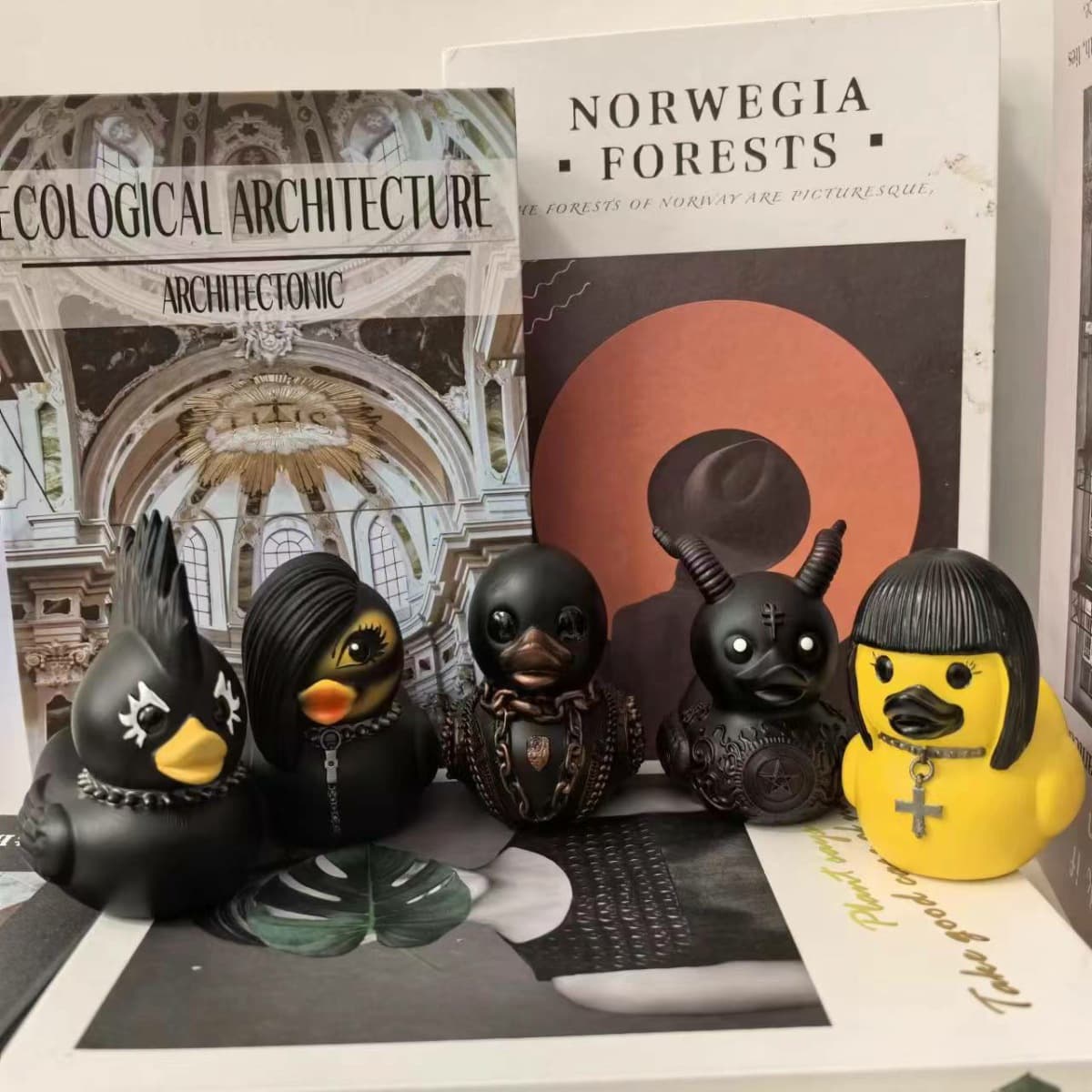 Duckieville Duck, Satan Duck, Punk Duck, Death Rock Duck, Valentina Lady Duck, Kill Matt Duck