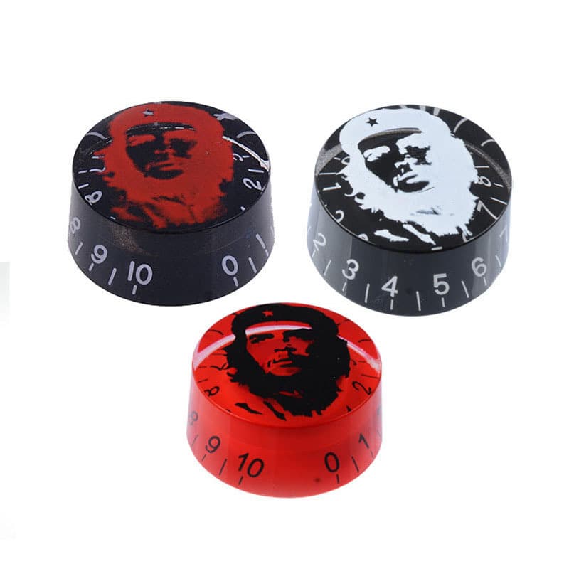 Transparent Barrel Electric Guitar Volume Knob LP SG Tone Knob LP Guitar Potentiometer Cap