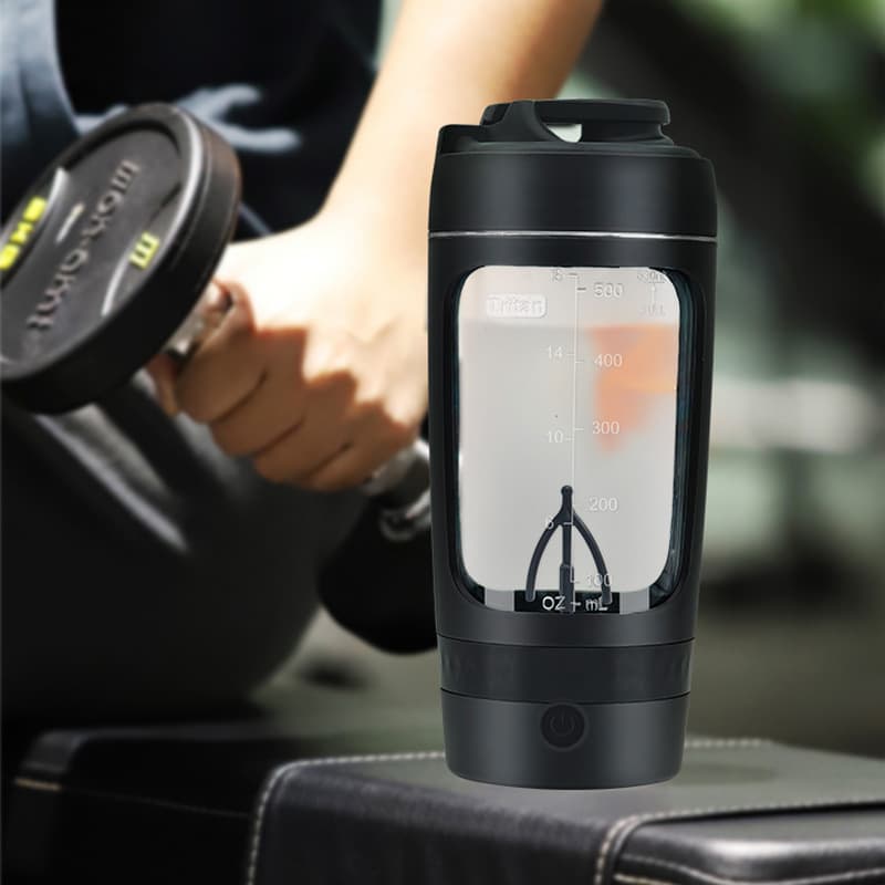 Factory Supply Tritan One Piece Starts 630ml Electric Mixing Cup Automatic Stirring Cup Protein Powder Mixing Cup