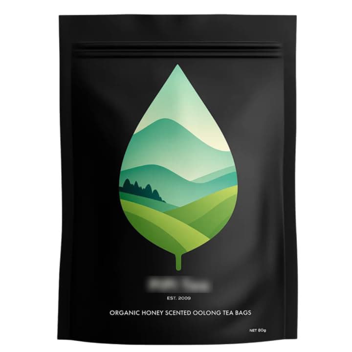 Pipi Tea Organic Oolong Tea Bags-Whole Leaf Organic Oolong Tea Bags